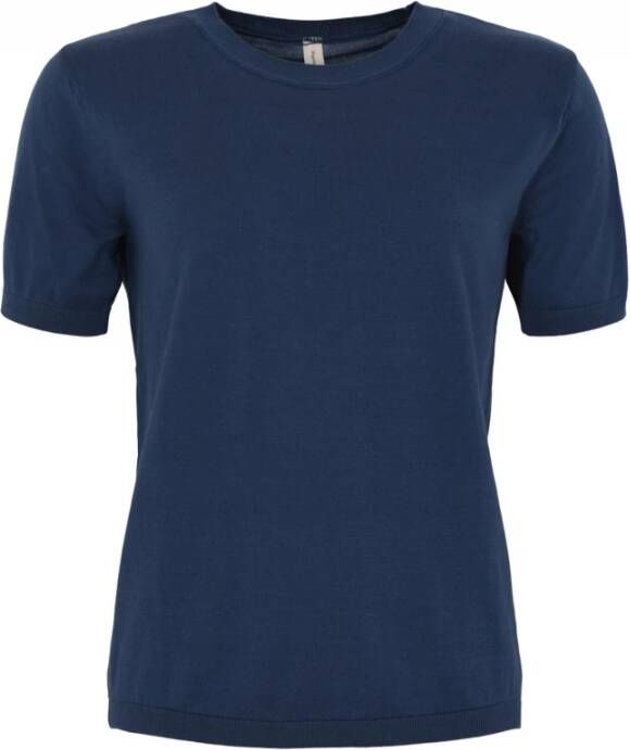 Skovhuus Zachte & Stijlvolle T-shirt Blue Dames