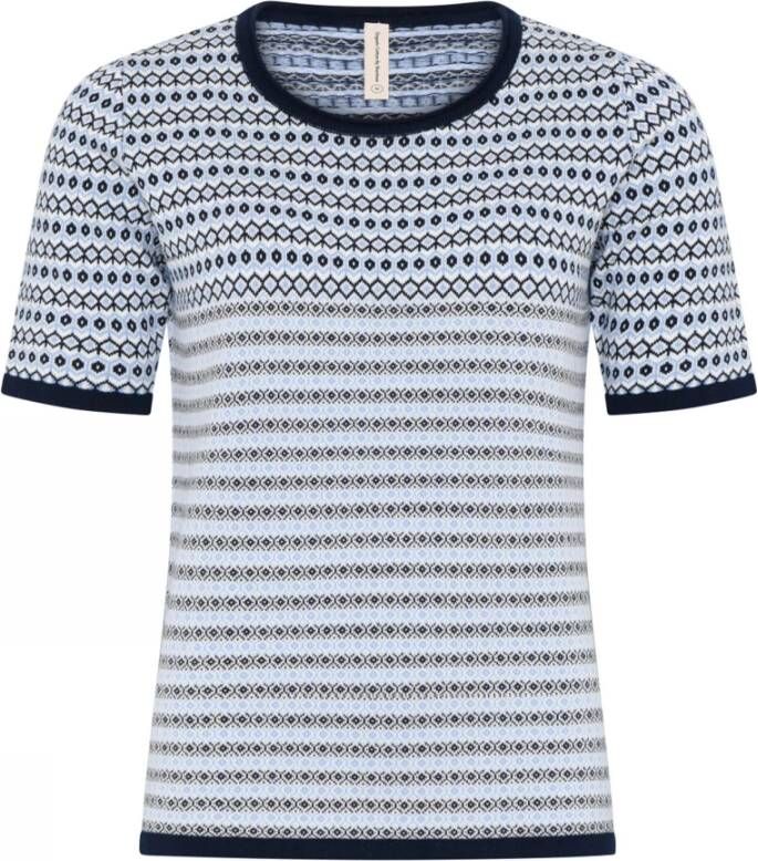 Skovhuus T-Shirts Blauw Dames