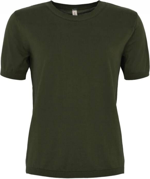 Skovhuus Zachte T-shirt in diverse kleuren Green Dames