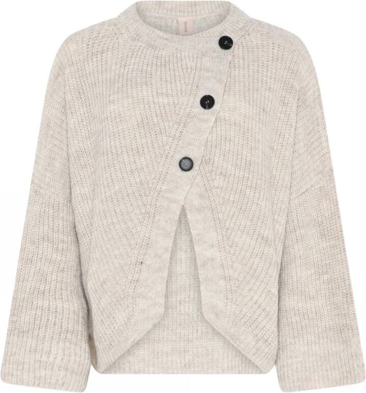 Skovhuus Trui met ronde hals Beige Dames