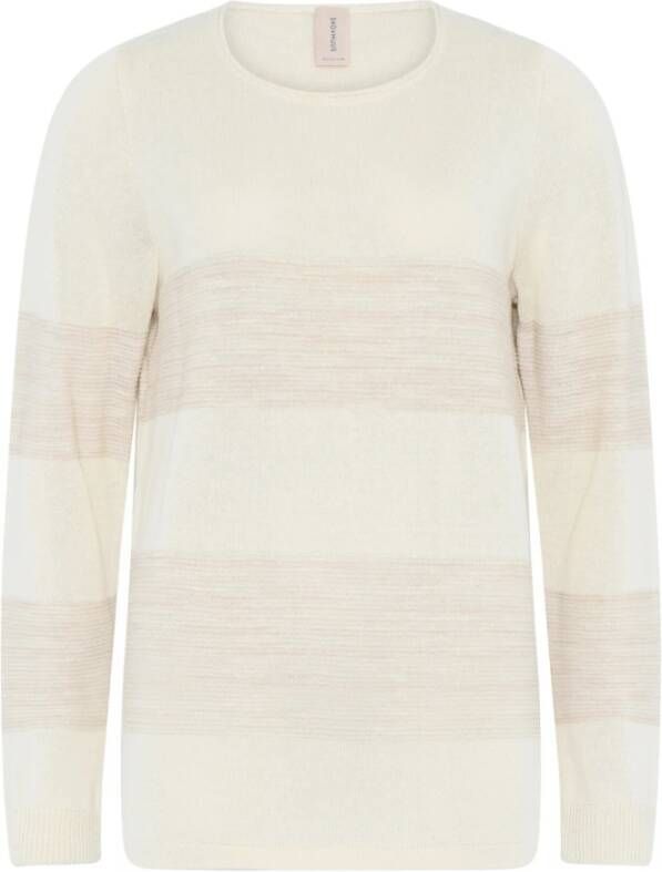Skovhuus Trui met ronde hals Beige Dames