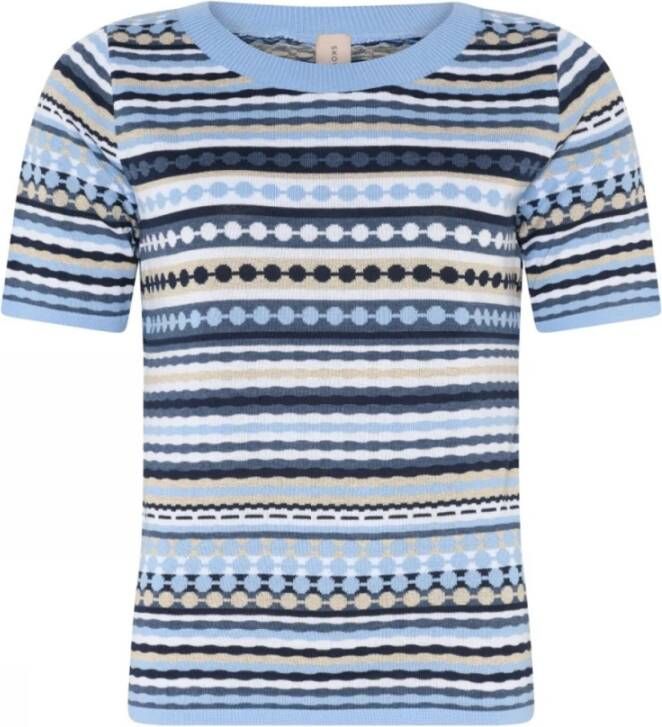 Skovhuus Trui met ronde hals Blauw Dames
