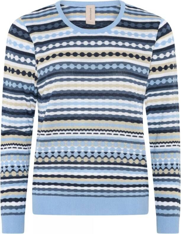 Skovhuus Trui met ronde hals Blauw Dames