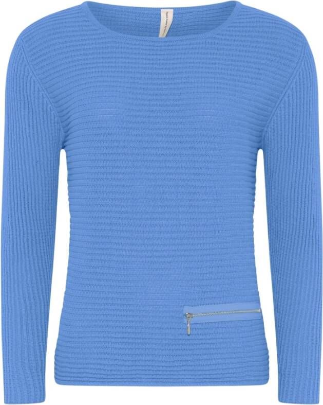Skovhuus Trui met ronde hals Blauw Dames