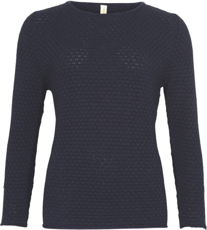 Skovhuus Trui met ronde hals Blauw Dames