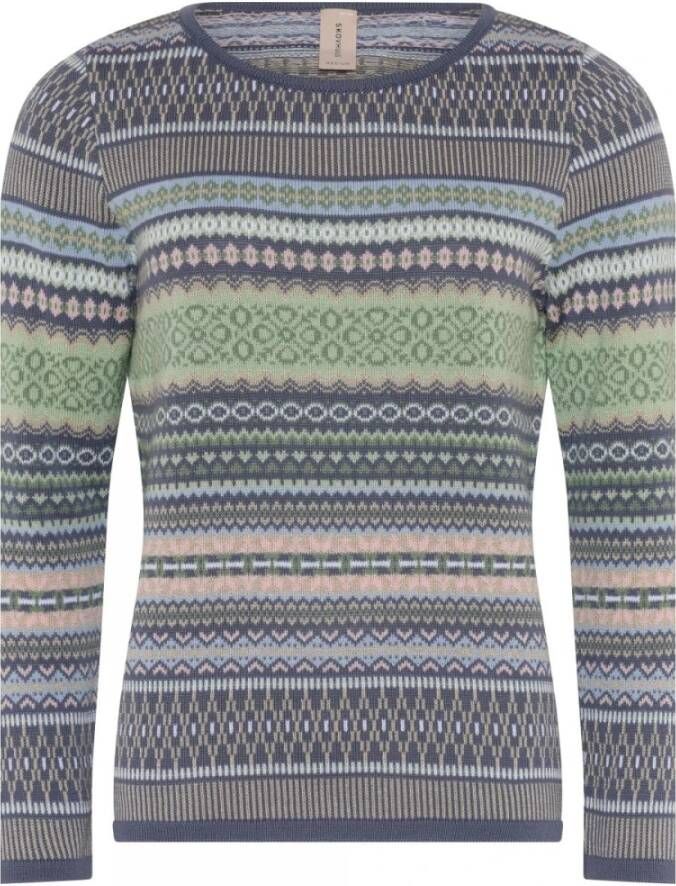 Skovhuus Trui met ronde hals Blauw Dames