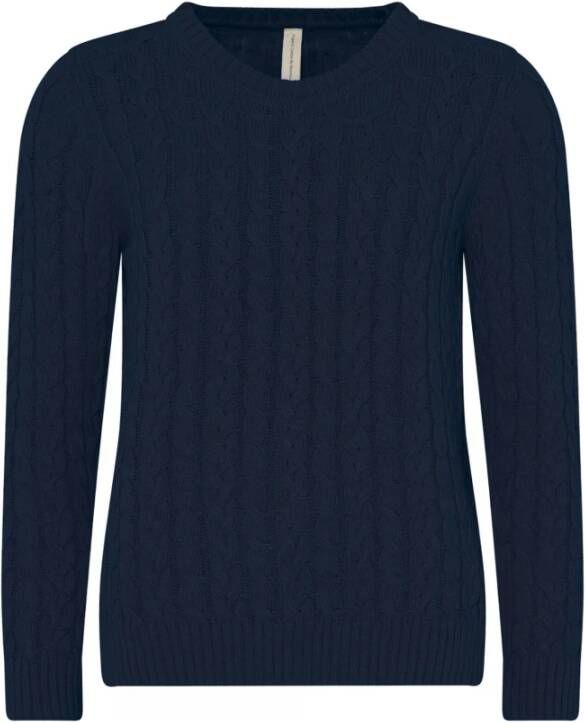 Skovhuus Trui met ronde hals Blauw Dames