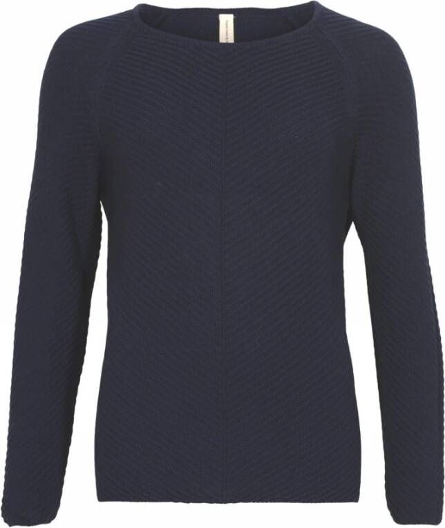 Skovhuus Trui met ronde hals Blauw Dames