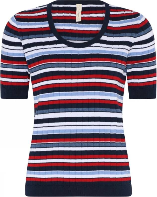 Skovhuus Trui met ronde hals Blauw Dames