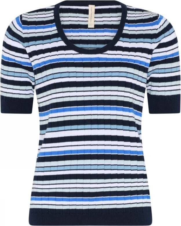 Skovhuus Trui met ronde hals Blauw Dames
