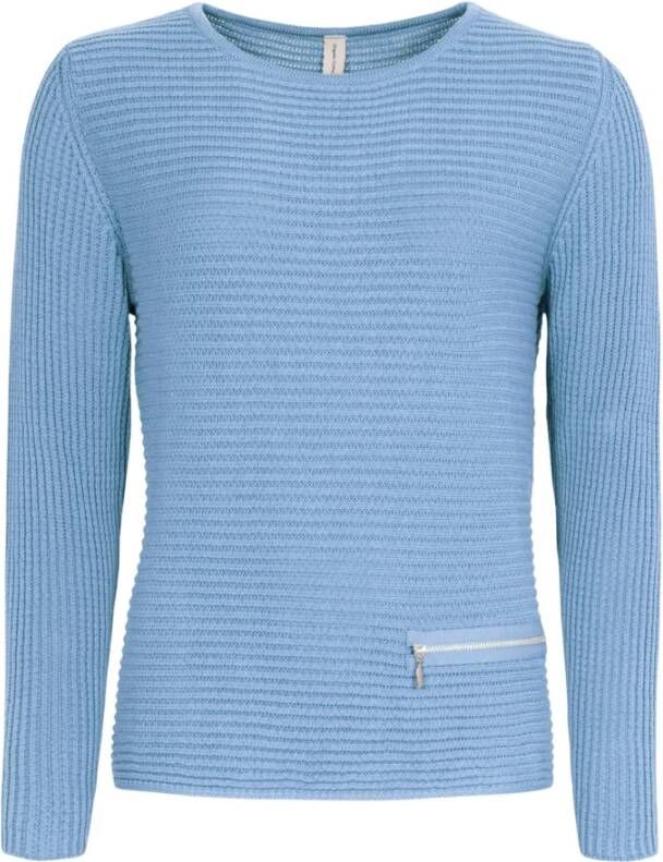 Skovhuus Trui met ronde hals Blauw Dames