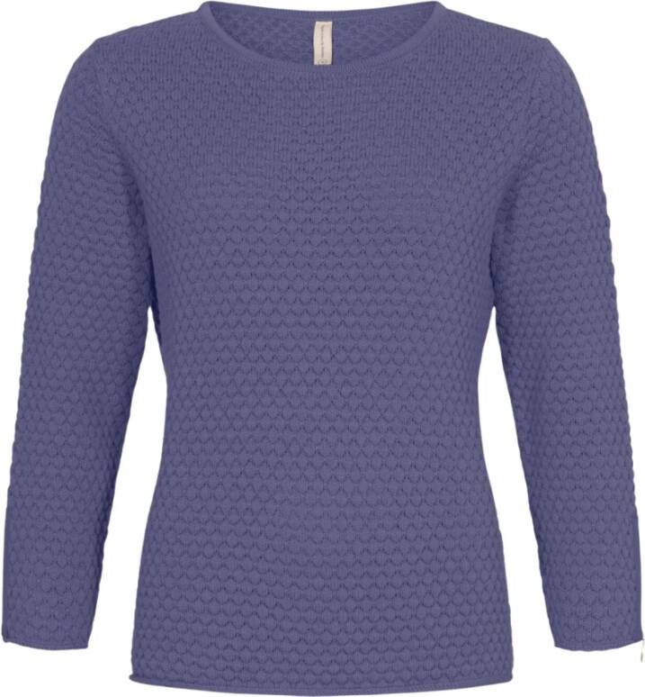 Skovhuus Trui met ronde hals Blauw Dames