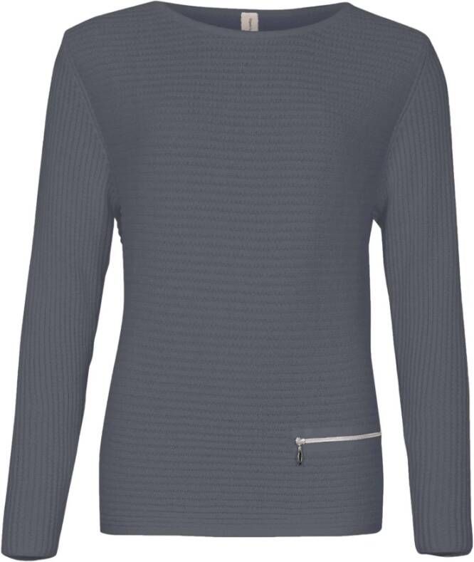 Skovhuus Trui met ronde hals Blauw Dames