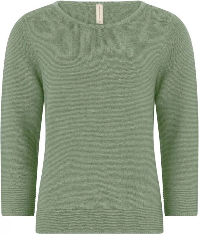 Skovhuus Trui met ronde hals Groen Dames