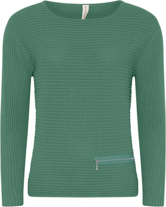 Skovhuus Trui met ronde hals Groen Dames