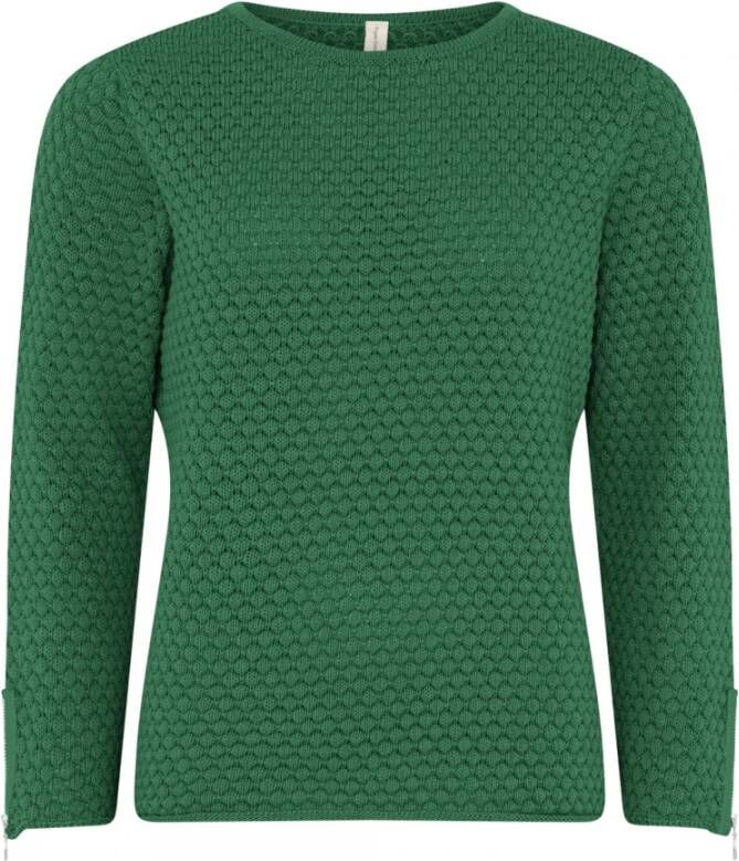 Skovhuus Trui met ronde hals Groen Dames