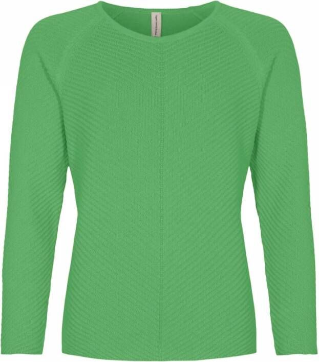 Skovhuus Trui met ronde hals Groen Dames