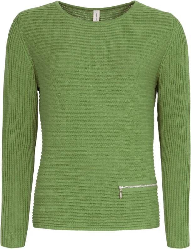 Skovhuus Trui met ronde hals Groen Dames