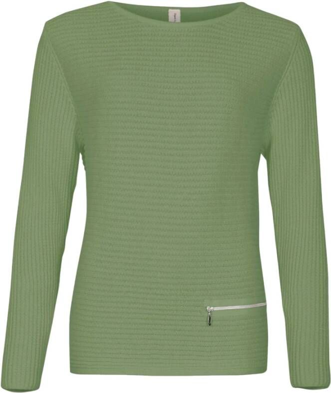 Skovhuus Trui met ronde hals Groen Dames