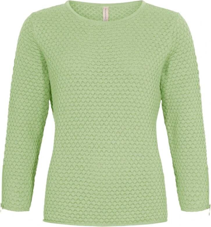 Skovhuus Trui met ronde hals Groen Dames