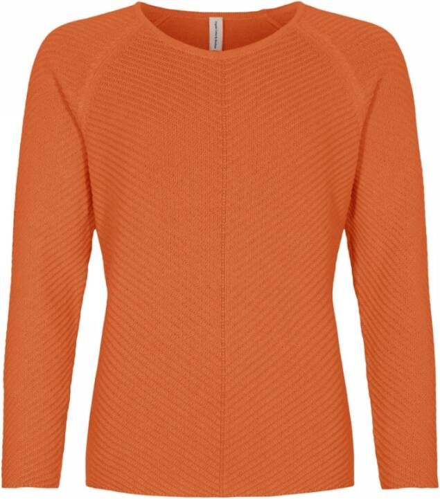 Skovhuus Trui met ronde hals Oranje Dames