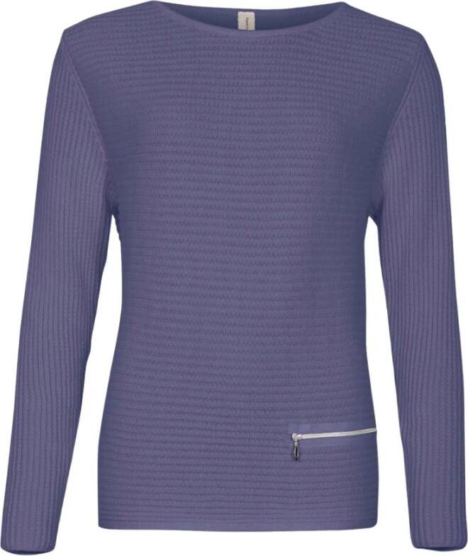 Skovhuus Trui met ronde hals Purple Dames