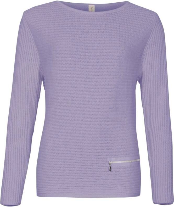Skovhuus Trui met ronde hals Purple Dames