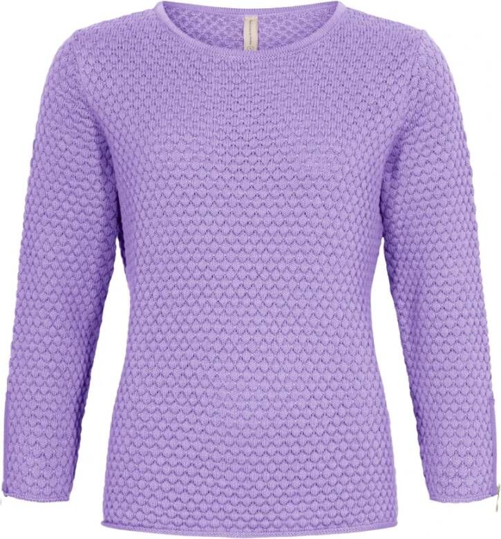 Skovhuus Trui met ronde hals Purple Dames