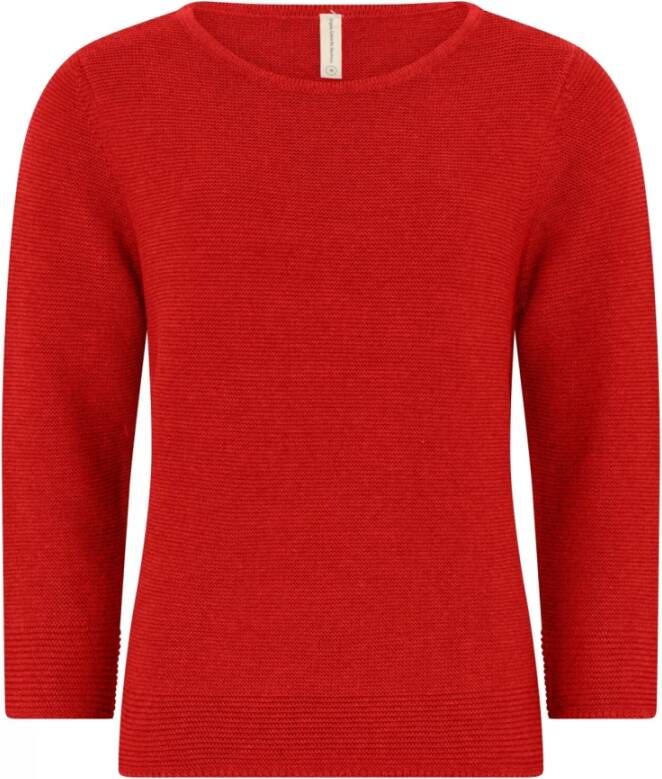 Skovhuus Trui met ronde hals Rood Dames