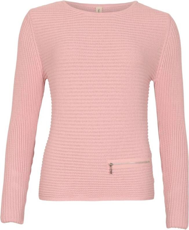 Skovhuus Jumper met ritseffect Pink Dames