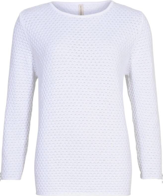 Skovhuus Trui met ronde hals White Dames