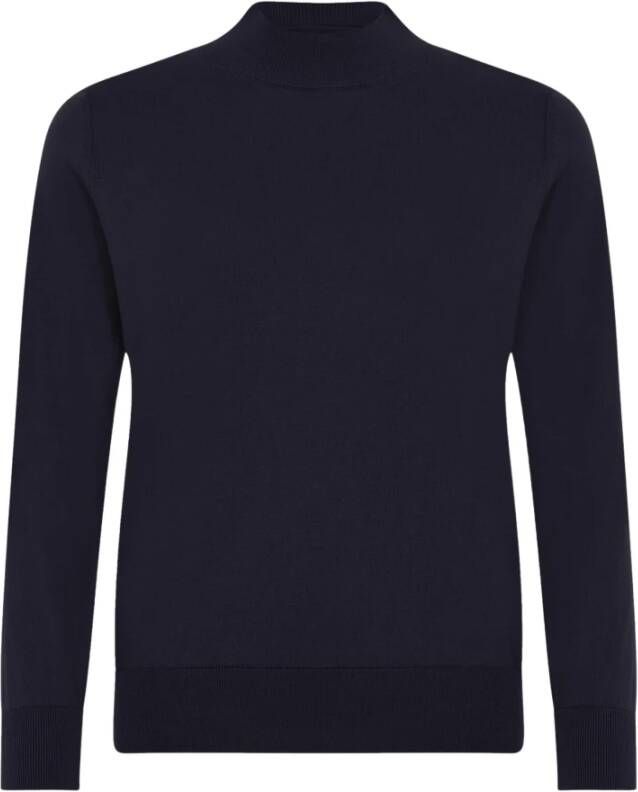Skovhuus Gezellige Turtleneck Blouse Blue Dames