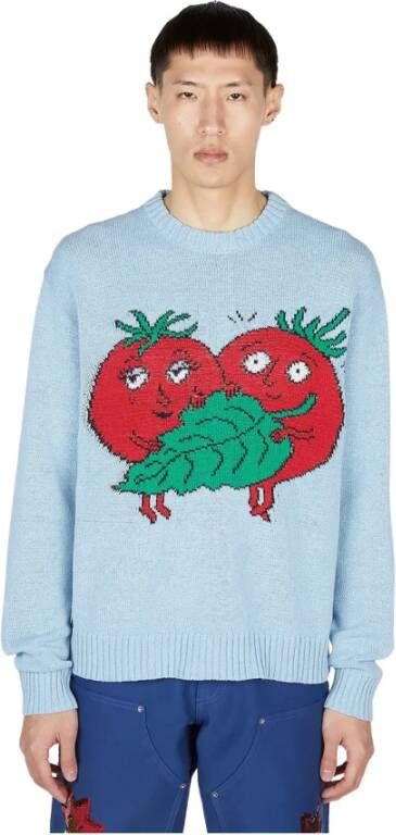 SKY High Farm Knitwear Blauw Heren