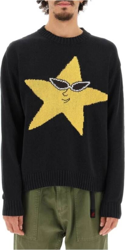SKY High Farm Men's Knitwear Zwart Heren