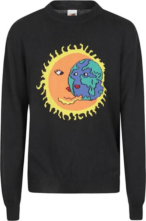 SKY High Farm Round-neck Knitwear Zwart Heren