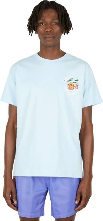 SKY High Farm T-Shirts Blauw Heren