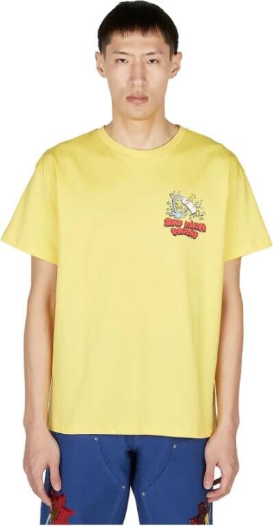 SKY High Farm T-Shirts Yellow Heren