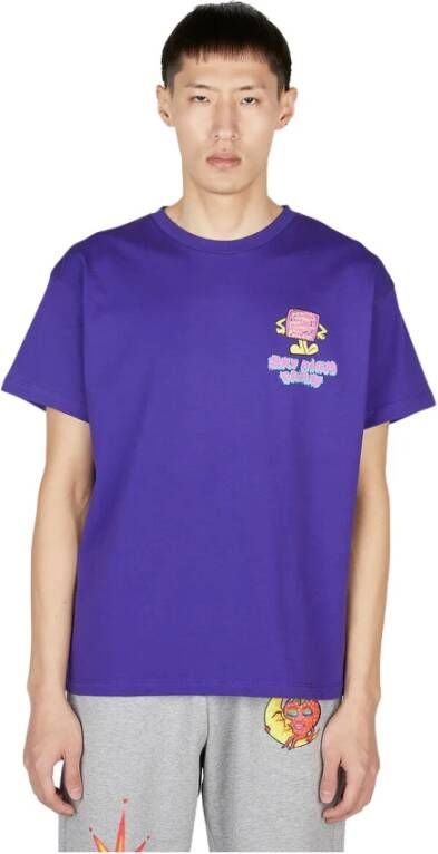 SKY High Farm T-Shirts Purple Heren