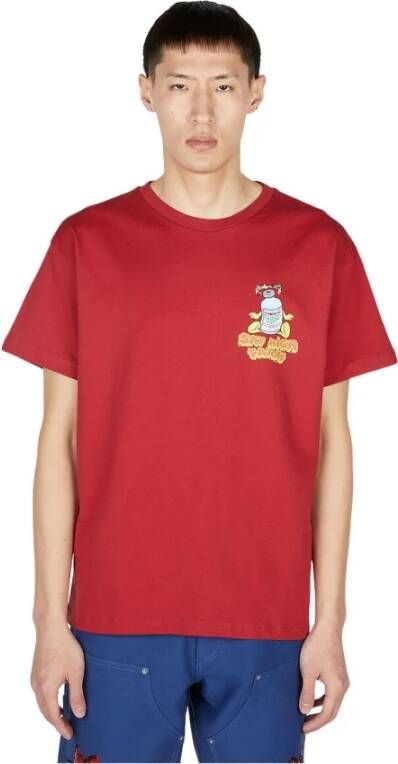 SKY High Farm T-Shirts Rood Heren