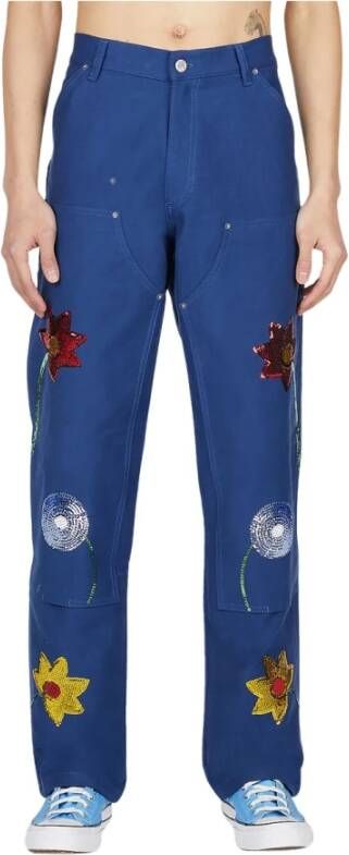 SKY High Farm Trousers Blauw Heren