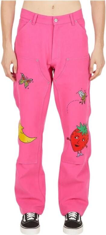 SKY High Farm Trousers Roze Heren