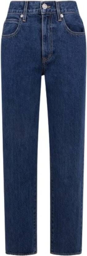 Slvrlake Straight Jeans Blauw Dames
