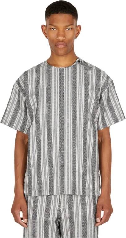 Snow Peak Short Sleeve Shirts Grijs Heren