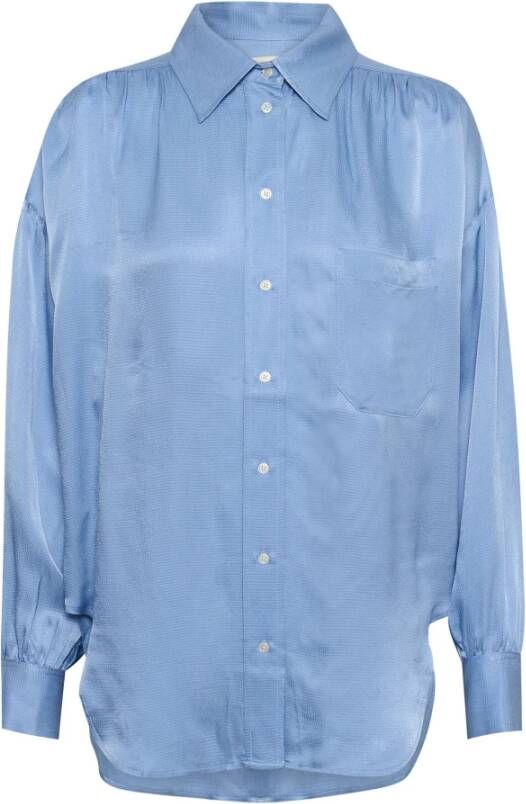 Soaked in Luxury Alledaagse t-shirts Blauw Dames