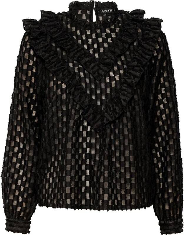 Soaked in Luxury Blouses Zwart Dames