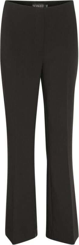 Soaked in Luxury Brede broek Zwart Dames