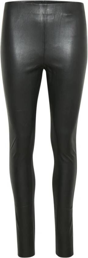 Soaked in Luxury Kaylee PU Leggings Zwart Dames - Foto 2