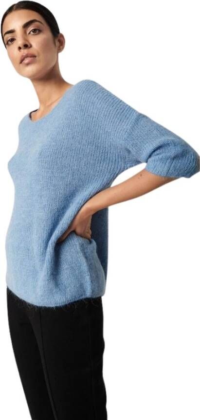 Soaked in Luxury Knitwear Blauw Dames