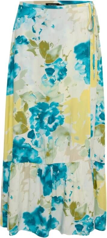 Soaked in Luxury Wikkelrok van pure viscose model 'Violetta'