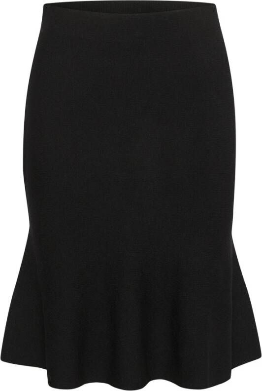 Soaked in Luxury Midi Skirts Zwart Dames